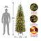 7.5ft. Pre-Lit PowerConnect™ Kingswood Fir Artificial Christmas Tree, Light Parade® LED Lights